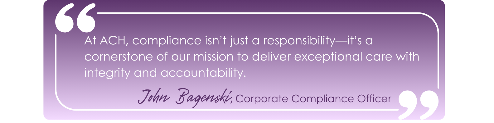 Corporate Compliance Banner 1